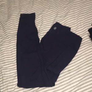 Athletes Navy Blue High Rise Leggings